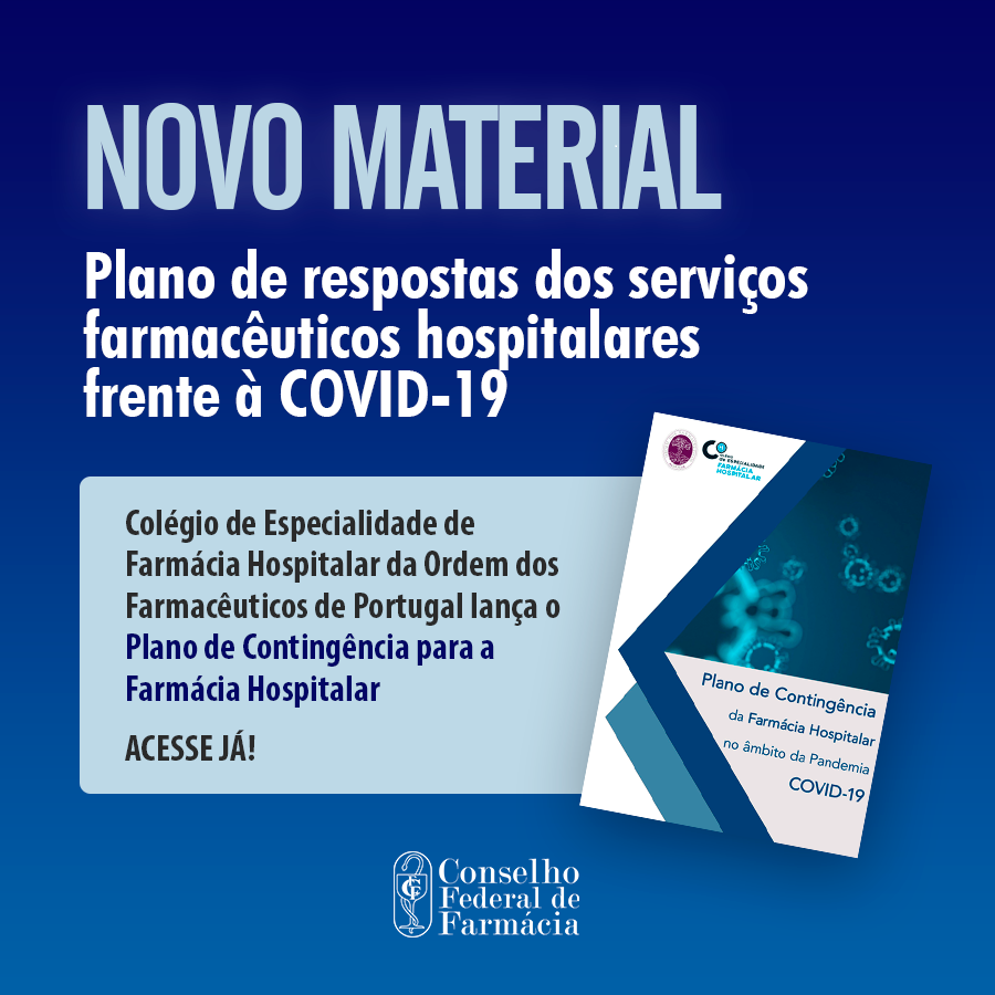 Plano de Contigência para a Farmácia Hospitalar