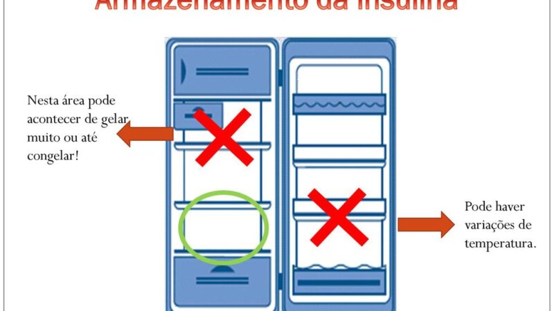 COMO DEVEMOS ARMAZENAR AS INSULINAS?